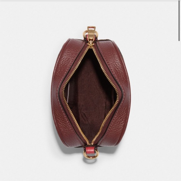 Coach Mini Dempsey Camera Bag In Signature Jacquard With Stripe And Coach Patch - Picture 5 of 11